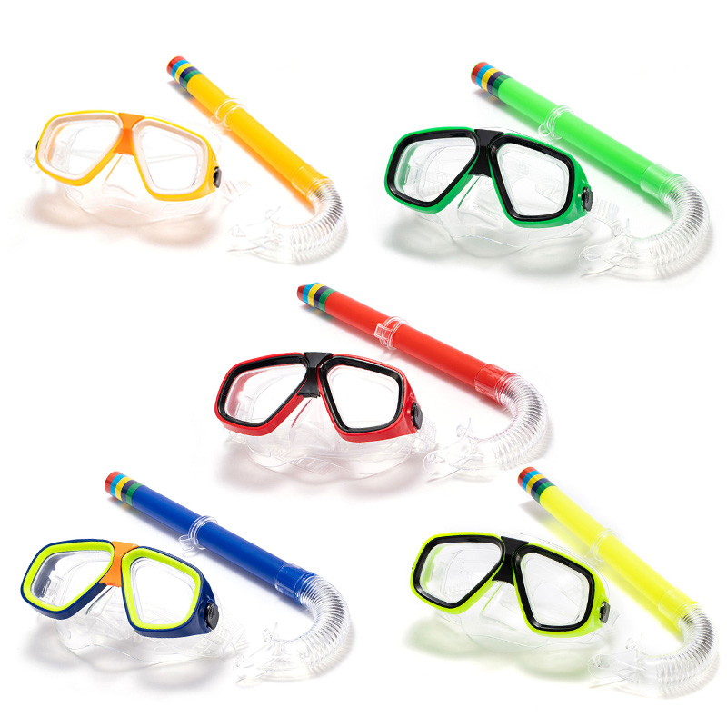 Anti Pollution Mask - ผู้ใหญ่เด็กดําน้ําหน้ากากแว่นตาหายใจกันกระแทก Anti-FOG ทนทานแว่นตาว่ายน้ําใต้น้ํา Band ชุดดําน้ําดูปะการัง