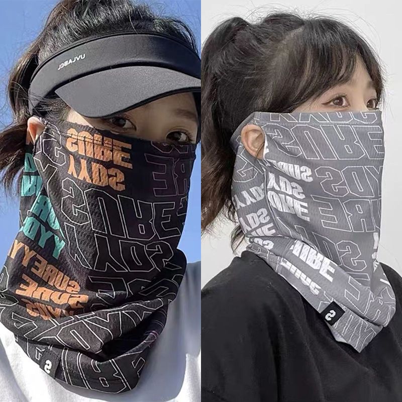 Sports Mask Breathable - แฟชั่นหน้ากากกันแดดสำหรับผู้ชายผู้หญิงฤดูร้อนใบหน้าคอป้องกันรังสียูวีผ้าพันคอฮิปฮอปกีฬากลางแจ้งขี่จักรยานผ้าพันคอ