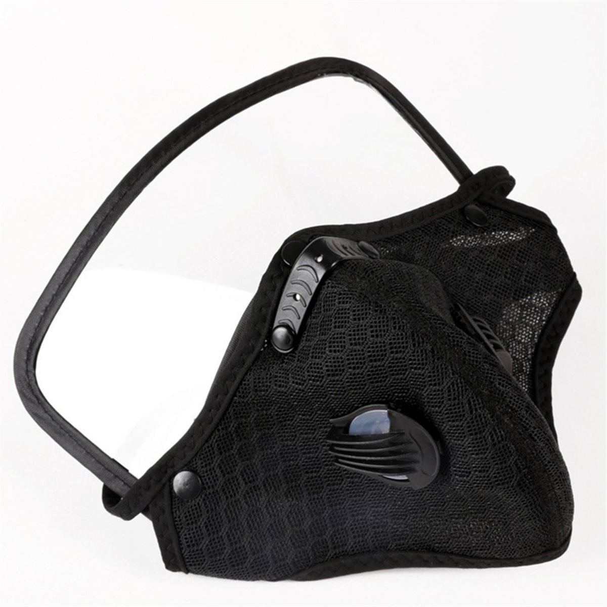 Dust Mask Construction - หน้ากากกันฝุ่นแบบใช้ซ้ำได้ A1028K พร้อมแว่นตาป้องกัน ระบบกรอง 5 ชั้น