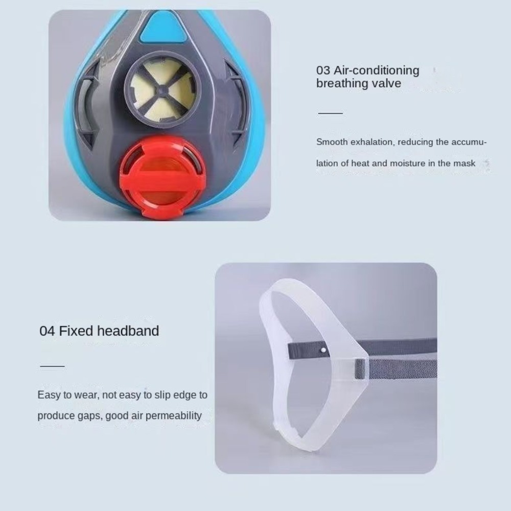 หน้ากากซิลิโคนกันฝุ่นแบบครึ่งห - Respirator Half Face บทวิจารณ์และราคา