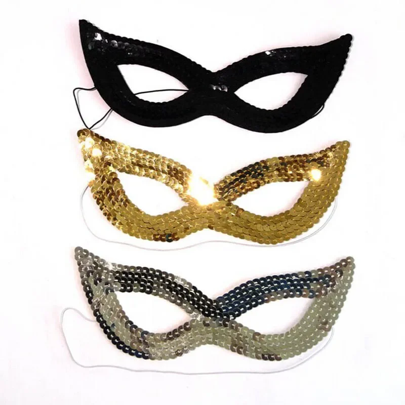 ผู้หญิงสาว Sequins เซ็กซี่ Fox - Respirator Half Face บทวิจารณ์และราคา