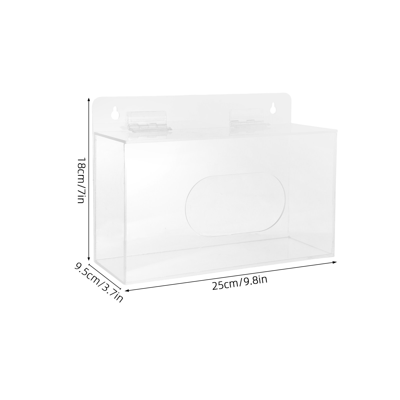 กล่องเก็บหน้ากากอะคริลิกใสแบบต - Face Mask Storage Box บทวิจารณ์และราคา