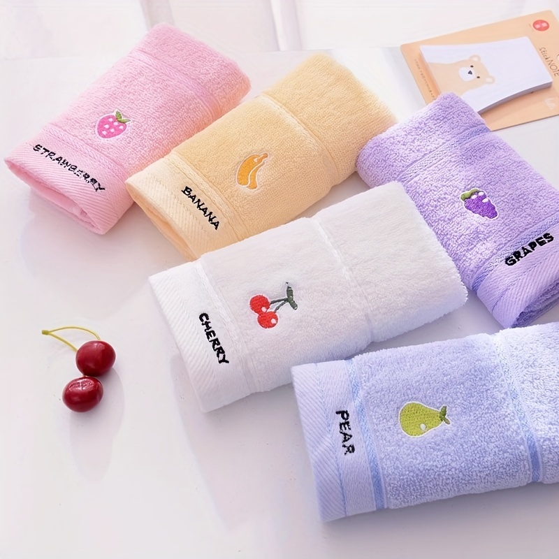 ผ้าขนหนูลายผลไม้สีสุ่ม 3 ผืน,  - Cloth Face Mask Washable บทวิจารณ์และราคา
