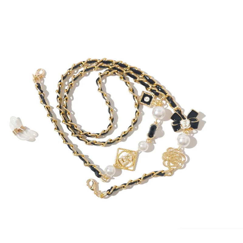 สายคล้องแว่นตาไข่มุกวินเทจ ป้อ - Mask Chain Holder บทวิจารณ์และราคา